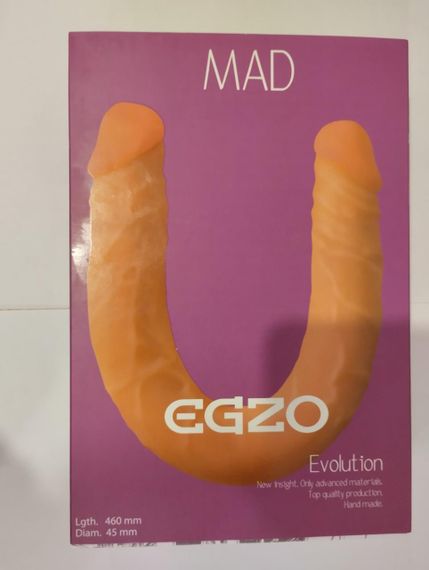 Двосторонній фалоімітатор EGZO  sexstyle