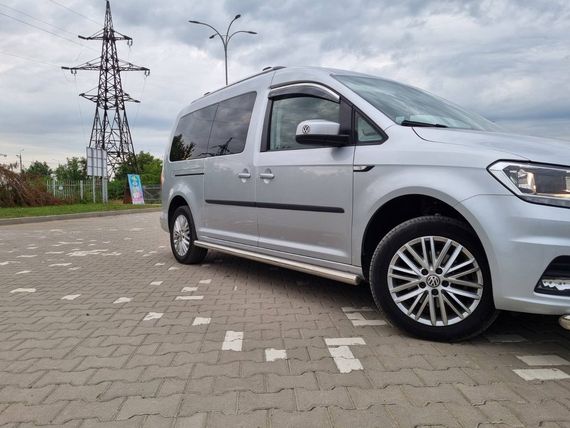 Ветровики с хромом (2 шт, Niken) для Volkswagen Caddy 2004-2010 гг | Зображення 3