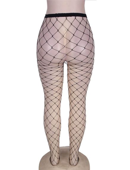 Колготки у велику сітку Star Night Pantyhose чорний, XS-M | Зображення 9
