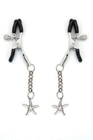 Затискачі для сосків Liebe Seele Starfish Nipple Clamps Сріблясті One Size