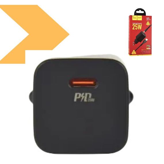 Сетеве Зарядне Устройство HOCO N19 Rigorous PD25W Type-C to Type-C (33289-01_331) | Зображення 3