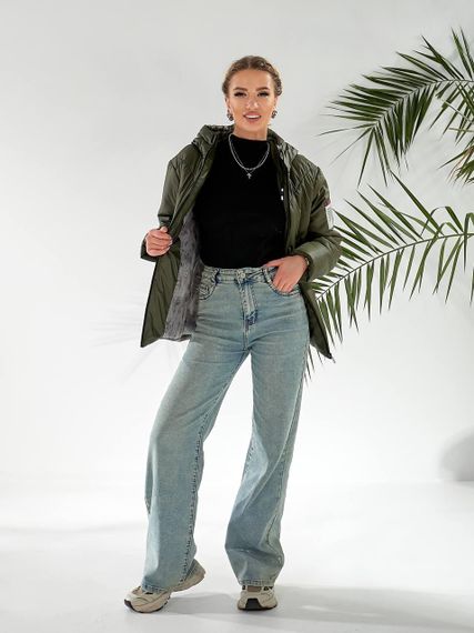 Утеплена куртка, арт.417/1, хакі | Зображення 7