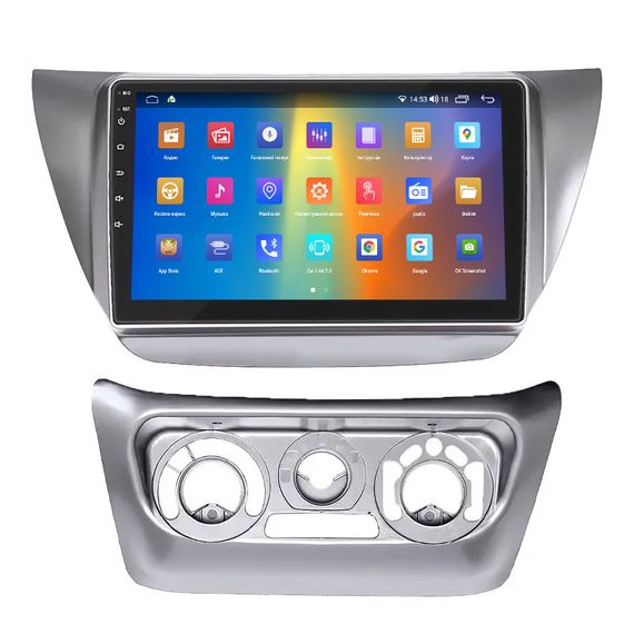 Штатная магнитола Lesko для Mitsubishi Lancer IX 2000-2007 IPS 9" 2/32Gb CarPlay 4G Wi-Fi GPS Prime | Зображення 1