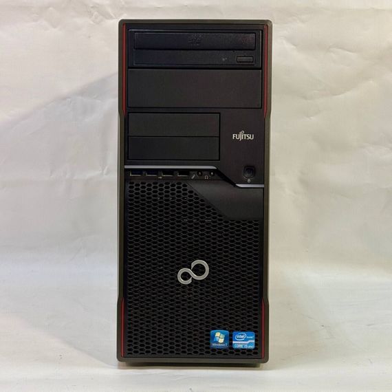 Комп'ютер Fujitsu Celsius W420 Tower / Intel Core i5-3470 (4 ядра по 3,2 - 3,6 ГГц) / 16 ГБ DDR3 / 120 ГБ SSD + 500 ГБ HDD / Intel HD Graphics 2500 / DVD-ROM б/в | Зображення 1