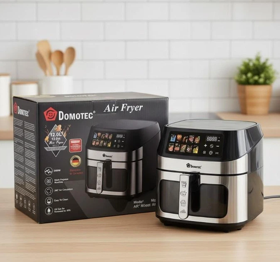 Мультипечь с дисплеем / Аэрогриль DOMOTEC MS-3222 / Многофункциональный аэрогриль 2800 Вт 12 л | Зображення 3