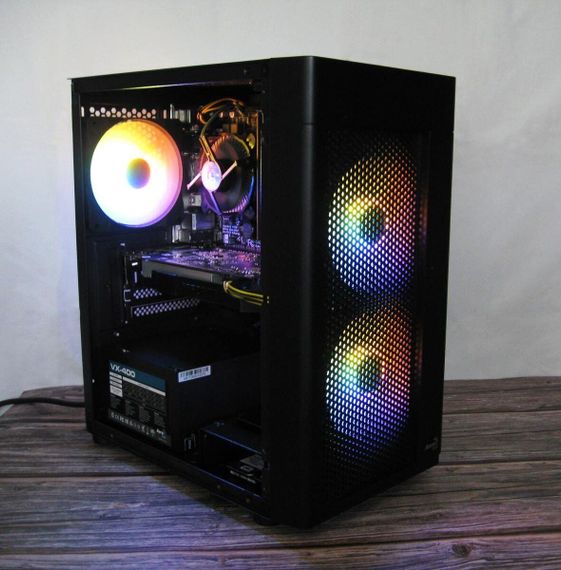 Ігровий ПК AeroCool Hexform Start Tower / Intel Core i5-4570 (4 ядра по 3.2 - 3.6 GHz) / 16 GB DDR3 / 120 GB SSD + 500 HDD / nVidia GeForce GTX 950, 2 GB GDDR5, 128-bit / 400W / Win 10 Pro б/в | Зображення 2