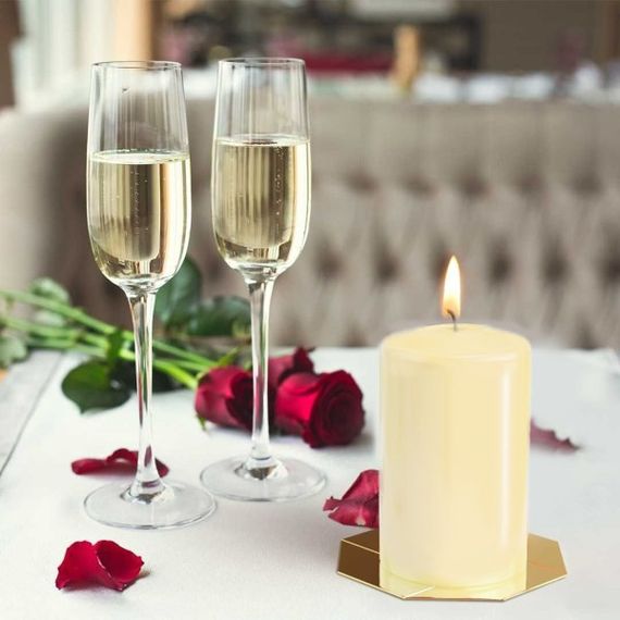 Свічка парафінова циліндрична Bispol AURA Candles Молочна (sw60/150-011) | Зображення 4