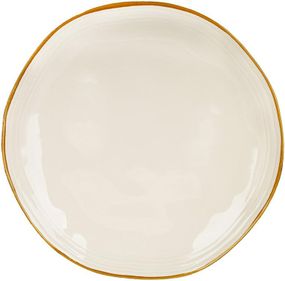 Тарілки керамічні Daisy Casual Ø26см, набір 4 бежеві тарілки