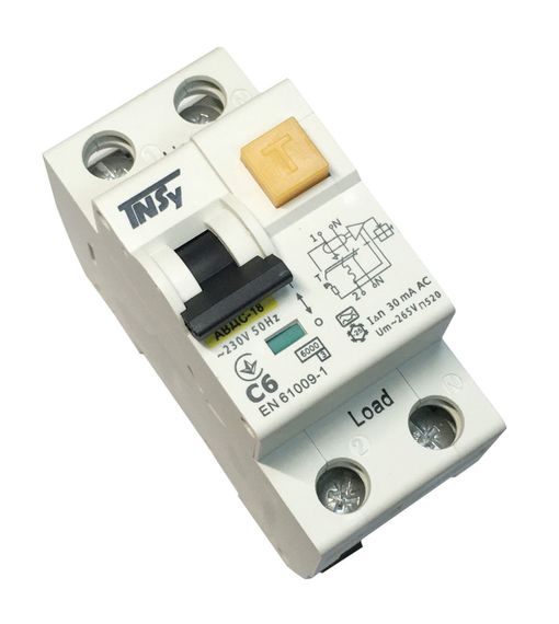 Автоматичний вимикач диференційного струму АВДс-18 2Р 6А 30мА тип АС 6 кА х-ка С Ny95506284 | Зображення 2