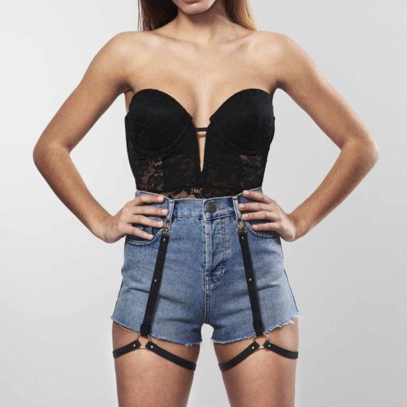 Гартері Bijoux MAZE - Shorts Garter Black | Зображення 2
