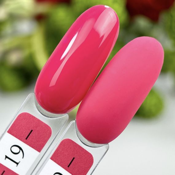 Гель-лак Crooz 19 (насыщеный малиновый) 8мл | Зображення 1