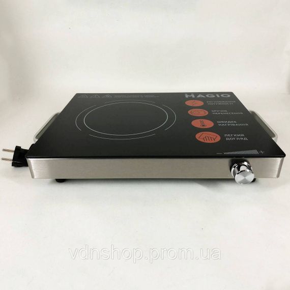 Надійна кухонна плита, Потужна настільна плита для дому, Компактна електронна плитка AX-99 | Зображення 7