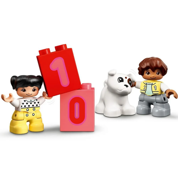 Конструктор LEGO Duplo Потяг із цифрами — вчимося рахувати 23 деталі (10954) | Зображення 1