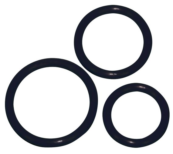 Ерекційні кільця - Silicone Cock Ring Set, 3 шт. | Зображення 1