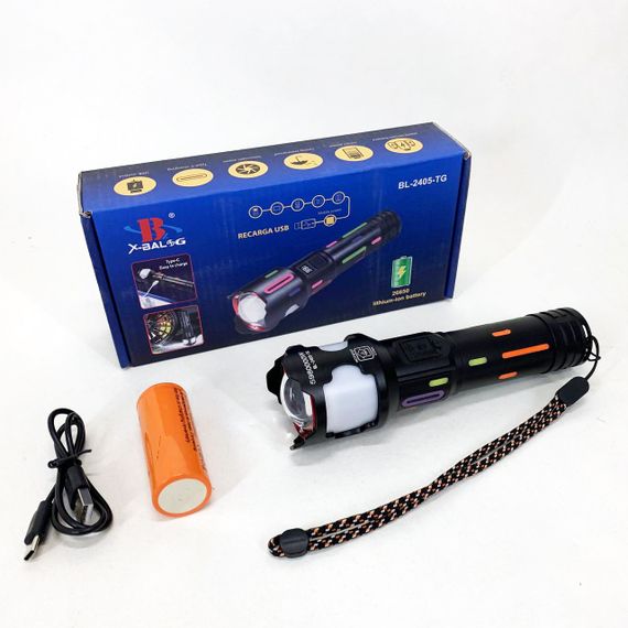 Світильник пило-вологозахищений, Ліхтар із захистом від пилу, Тактичні ліхтарі з зумом ZJ-14 | Зображення 6