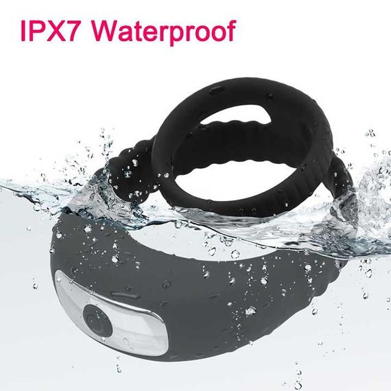 Потрійне ерекційне віброкольцо на пенис і мошонку USB | Зображення 2