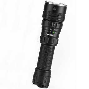 Ліхтарик VIDEX VLF-AT255RG 2000Lm 5000K, до 550 м, підствольний, з білим, червоним і зеленим світлом