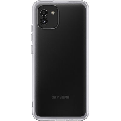 Чехол для мобильного телефона Samsung A03 Soft Clear Cover Transparent (EF-QA035TTEGRU) | Зображення 2