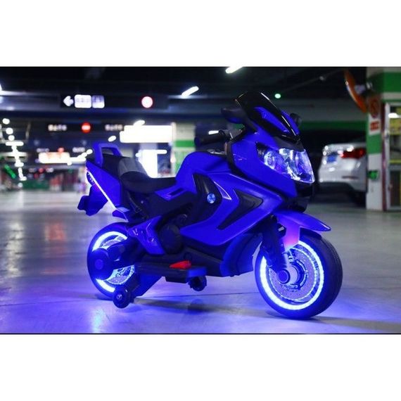 Дитячий електромотоцикл SPOKO SP-1600 синій (42400547) | Зображення 4