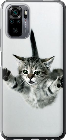 Чехол на Xiaomi Poco M5s Летящий котёнок "2322u-3117-17620"