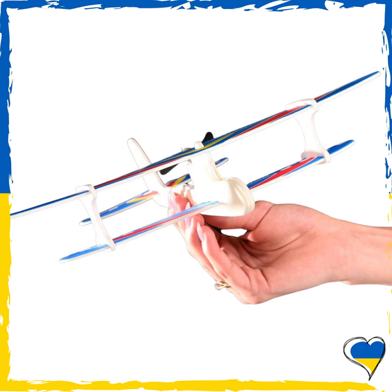 Самолет-планер. Самолет с USB освещения. Самолет детский | Зображення 2