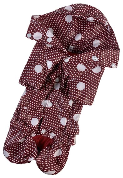 Дощовик ДЛЯ ДIВЧАТ рюша горошок MD-23 | Зображення 1