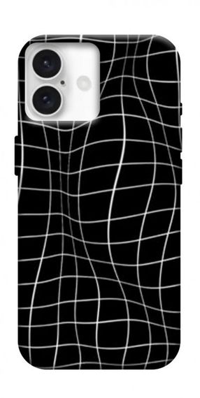 Чохол з картинкою Warped grid для Apple iPhone 16 (6.1")