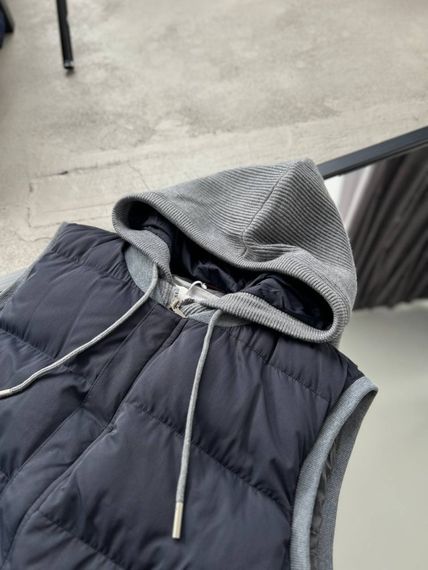 Жилет Brunello Cucinelli dark blue v102 | Зображення 6