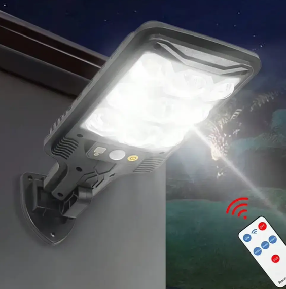 Ліхтар вуличний SOLAR COB HS 8037B 9953 на сонячній батареї, з пультом ДК | Зображення 4