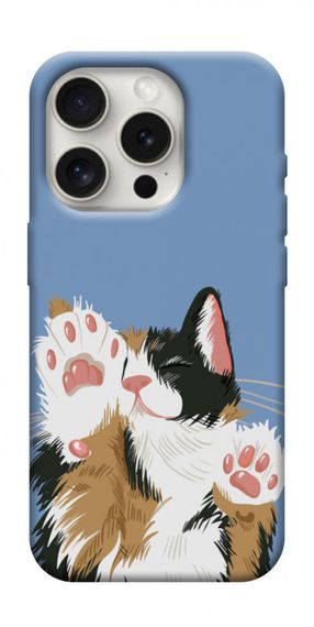 Чохол з картинкою Funny cat для Apple iPhone 16 Pro Max (6.9")