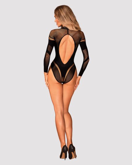 Бодістокінг-боді Obsessive B135 Чорний S/M/L | Зображення 3