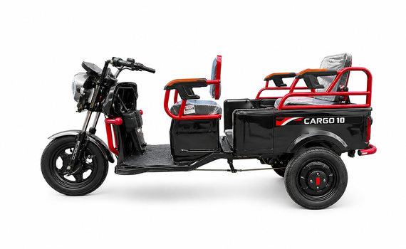Электротрицикл Crosser CARGO 10 1000W 60V 32Ah, грузовой электроскутер с кузовом до 250 кг | Зображення 9