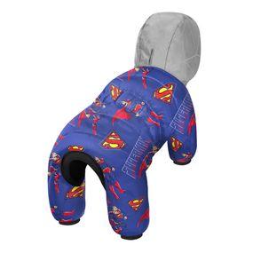 Комбінезон для собак WAUDOG Clothes малюнок "Сила Супермена", S32, В 47-50 см, С 30-33 см