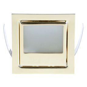 Светильник мебельный точечный квадрат HDL-07-WL10A BRASS