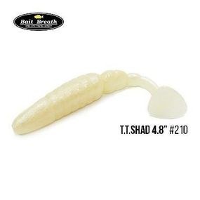 Силиконовая приманка, Съедобный силикон Bait Breath T.T.Shad 4,8" (5 шт) (210 BYS white pearl)