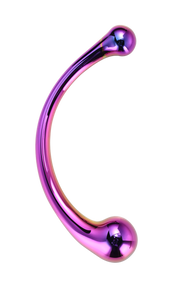 DT21835 Вигнутий скляний фалоімітатор Dream Toys GLAMOUR GLASS CURVED WAND Sex Aura