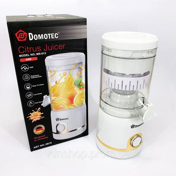 Соковижималка профі Domotec, Маленька побутова соковижималка для помідорів для дому LP-48 | Зображення 4