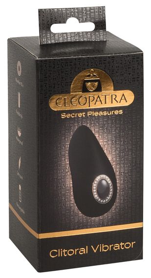 Кліторальний вібратор Cleopatra Clitoral Vibrator, чорний