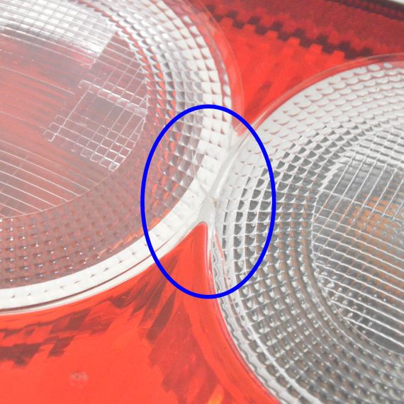 Ліхтар задній лівий Nissan Micra K12 2003-2010 хетчбек Фара стоп задня ліва Ніссан Мікра к12 26555AX710 | Зображення 2