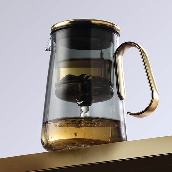 Чайник для заваривания TeaPot D-12 Lingxi Elegant 700ml Advanced gold | Зображення 2