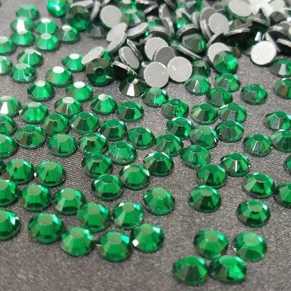 SS30 термоклеевые стразы дмс (dmc Китай) col Emerald | Зображення 1