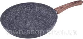 Сковорода Kamille Grey Marble Ø30см индукционная с антипригарным покрытием KM-4164