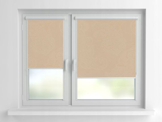Рулонная штора Rolets Арабеска 2-1839-825 82.5x170 см закрытого типа Латте