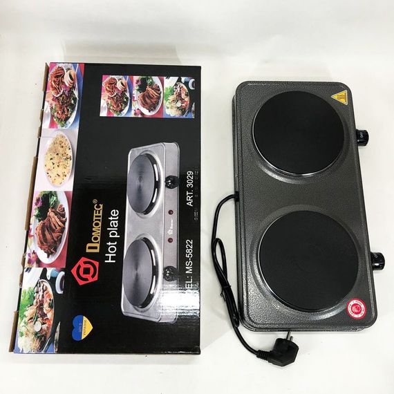 Бытовая электроплитка Domotec MS-5822 / Переносная настольная электроплита / Мощная CB-154 настольная | Зображення 2