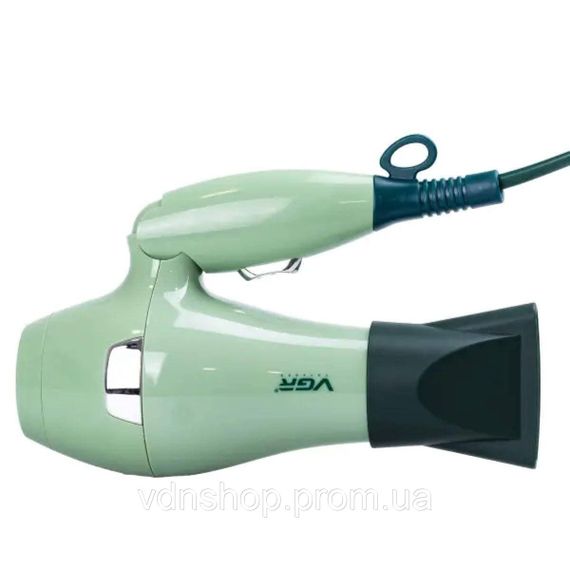 Фен для волосся VGR HPV432 з концентратором 1000 Вт Зелений | Зображення 1