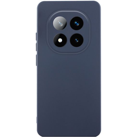 Чехол Silicone Cover Lakshmi Full Camera (AA) для Xiaomi Redmi Note 14 Pro+ 5G Синий / Midnight Blue
