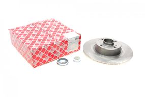 Диск тормозной задний Renault Scenic II Megane II 03-10 270х10  +ABS  с подшипником  28155