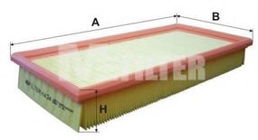 Фільтр повітряний TOYOTA Avensis 98-, Carina E (вир-во M-filter) MFILTER K434 на TOYOTA CARINA E седан (_T19_)