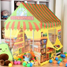 Намет дитячий ігровий Будиночок HA-154 Жовтий