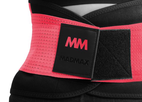 Пояс компресійний MadMax MFA-277 Slimming belt Black/rubine red M | Зображення 1